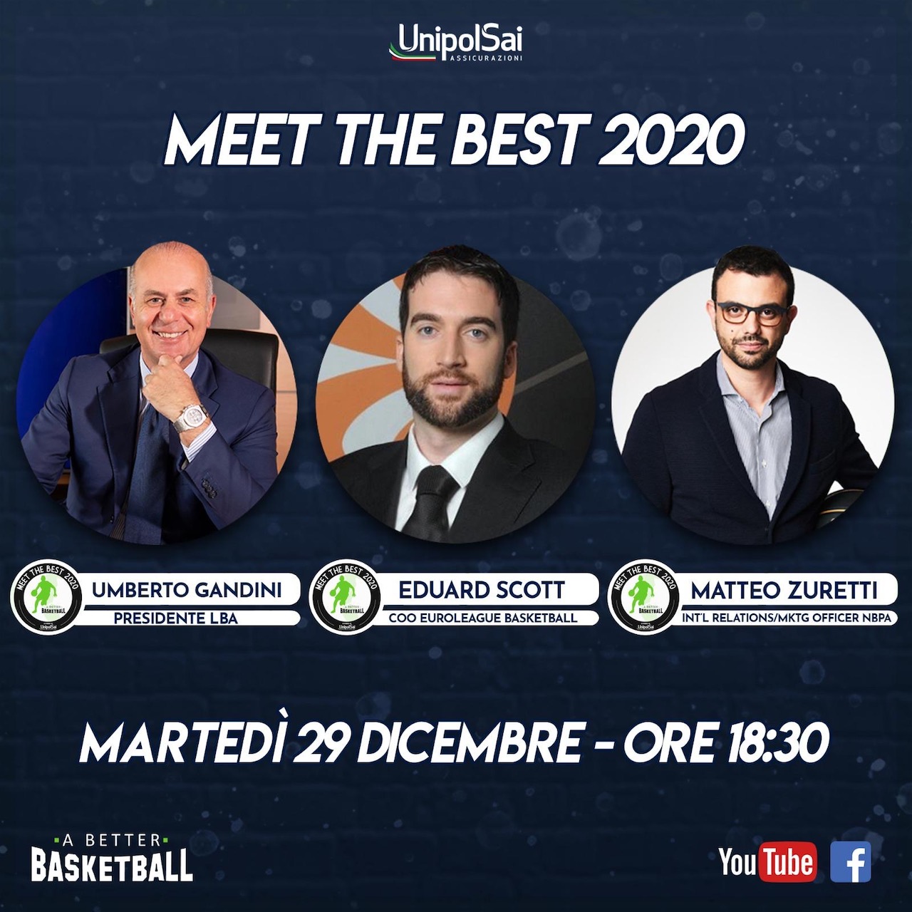 Meet the best 2020: A better Basketball. Questa sera il primo appuntamento | Eurodevotion
